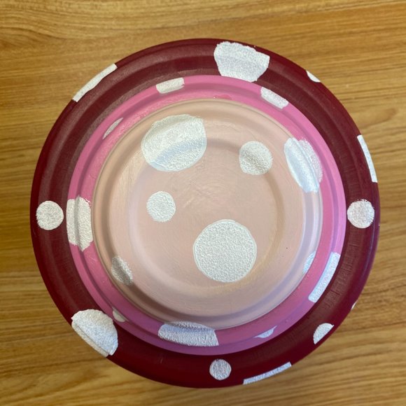 Pink Ombre Ceramic Mushroom - Picture 2 of 4